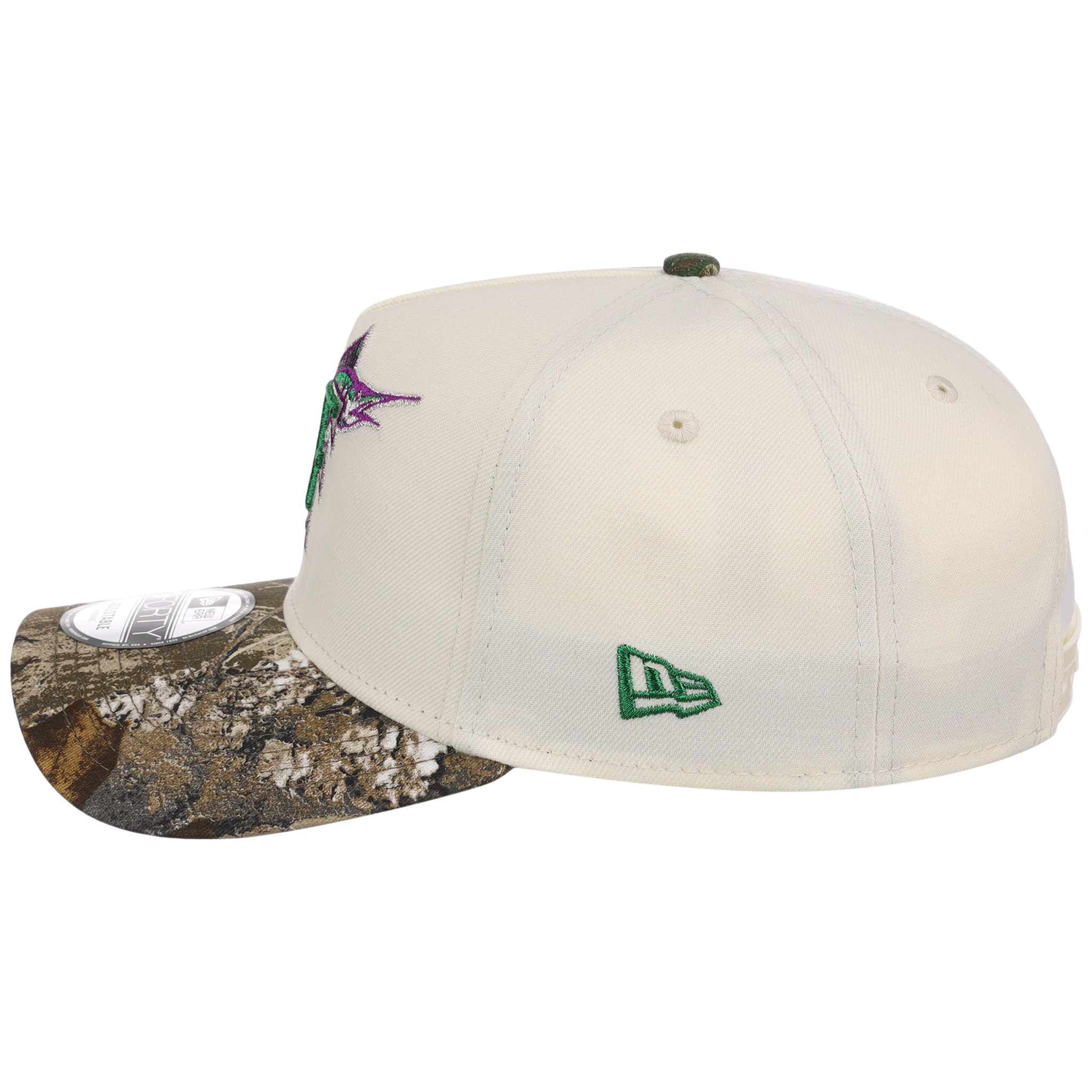 Miami Marlins MLB Purple Trees New Era 9FORTY