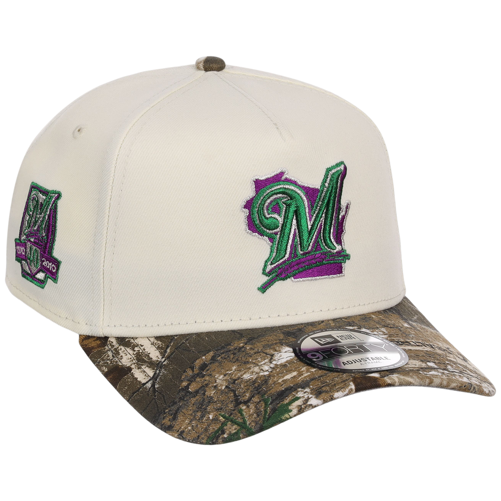 Milwaukee Brewers MLB Purple Trees New Era 9FORTY