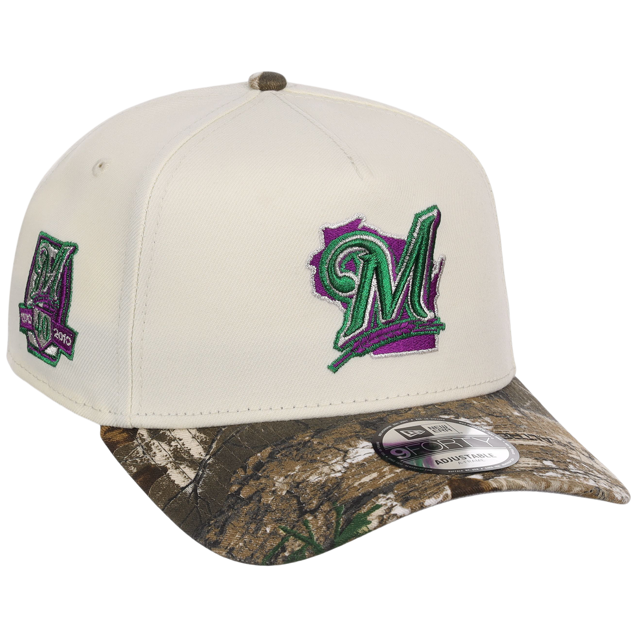 Milwaukee Brewers MLB Purple Trees New Era 9FORTY