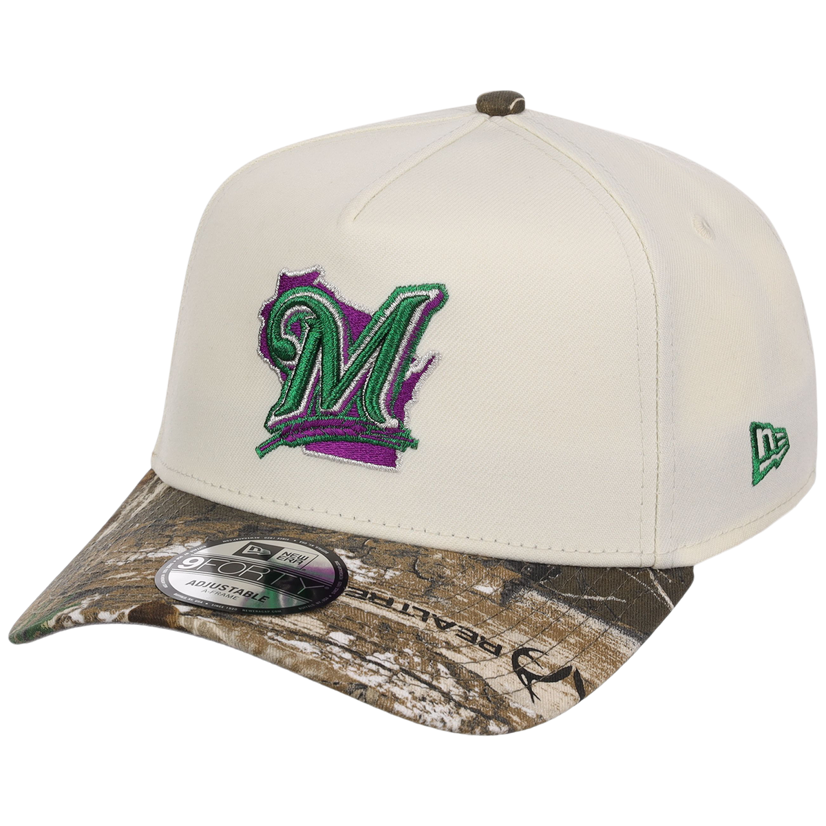 Milwaukee Brewers MLB Purple Trees New Era 9FORTY