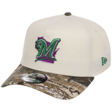 Milwaukee Brewers MLB Purple Trees New Era 9FORTY