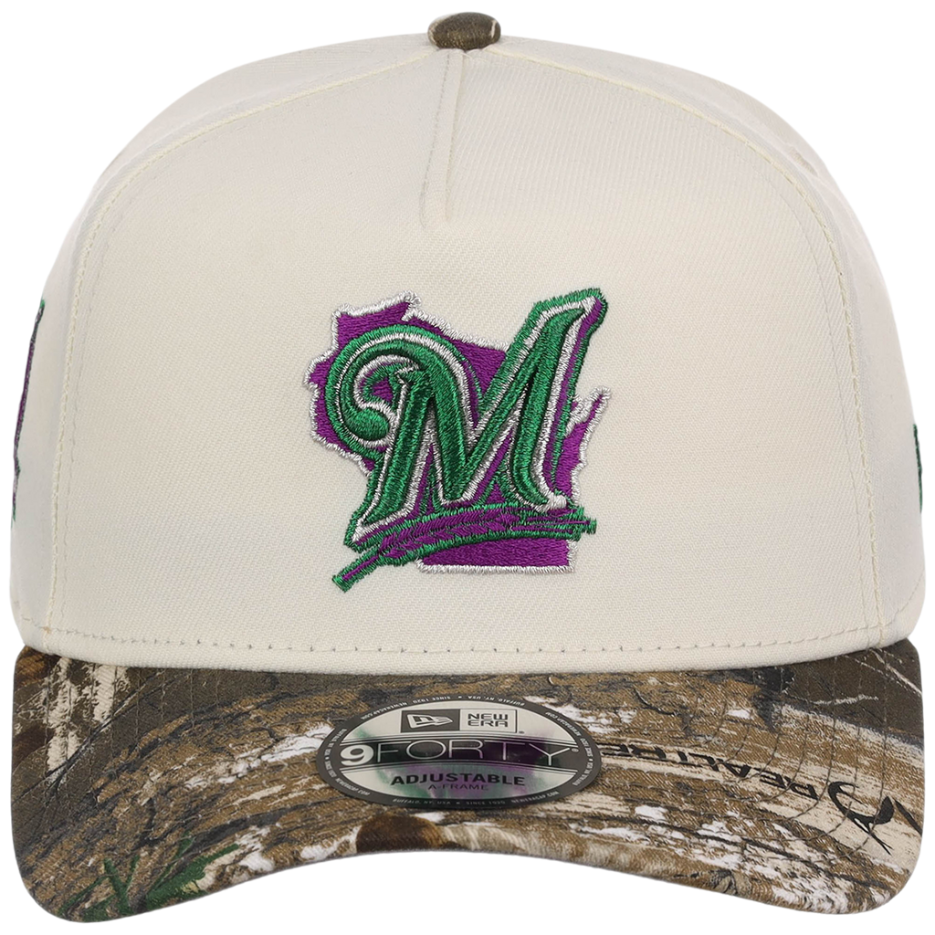 Milwaukee Brewers MLB Purple Trees New Era 9FORTY