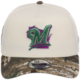Milwaukee Brewers MLB Purple Trees New Era 9FORTY