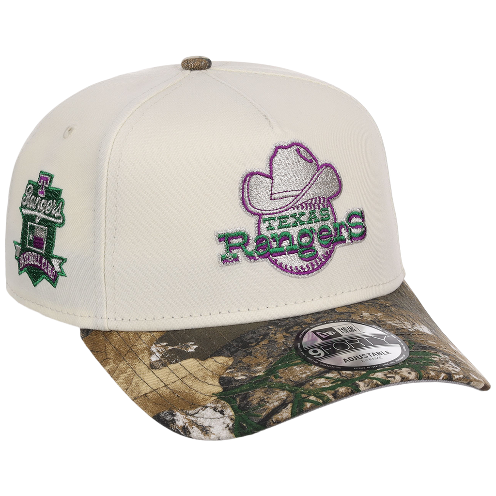 Texas Rangers MLB Purple Trees New Era 9FORTY
