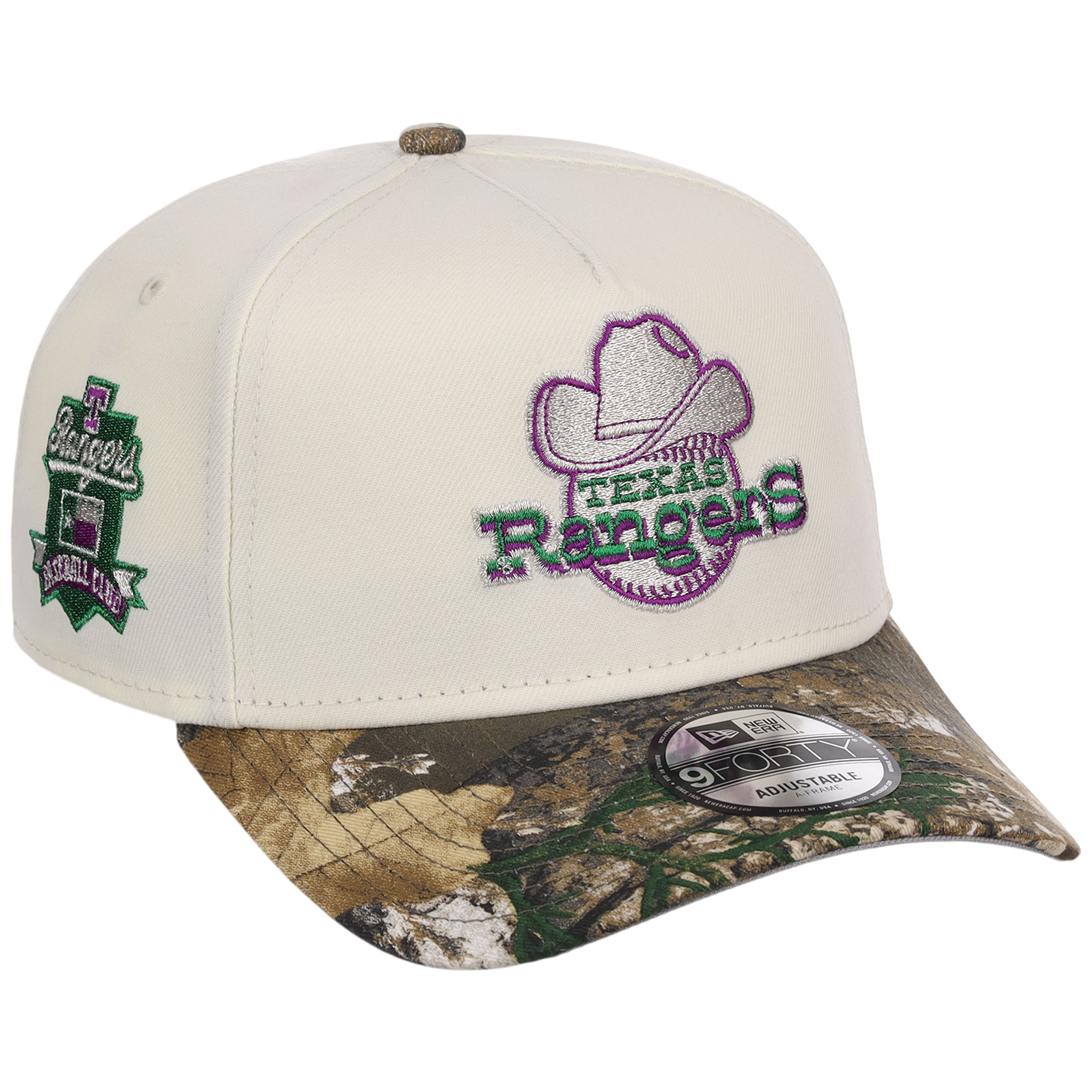Texas Rangers MLB Purple Trees New Era 9FORTY