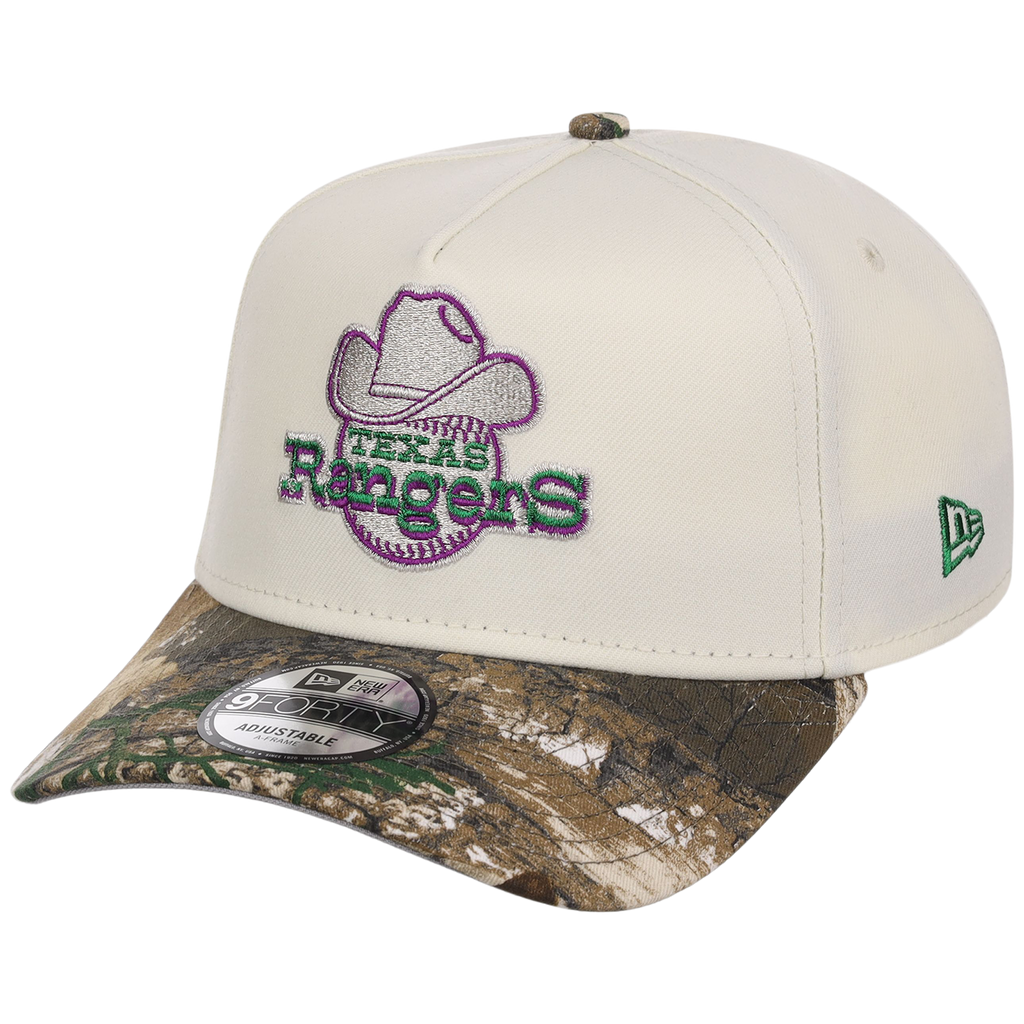 Texas Rangers MLB Purple Trees New Era 9FORTY