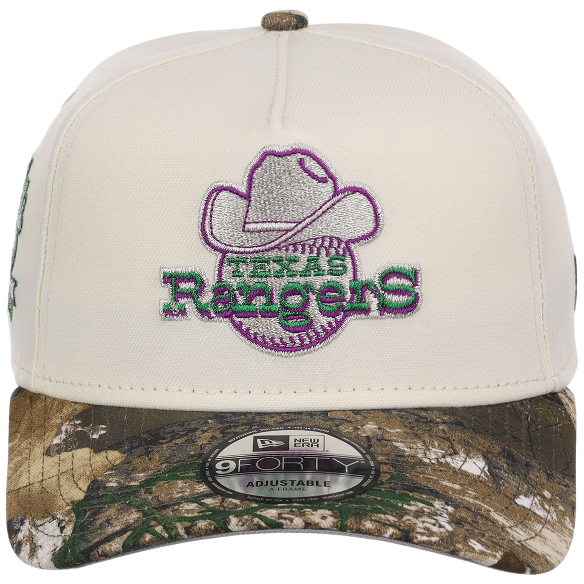 Texas Rangers MLB Purple Trees New Era 9FORTY