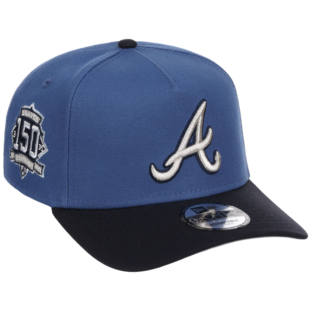 Atlanta Braves MLB Indigo Navy New Era 9FORTY