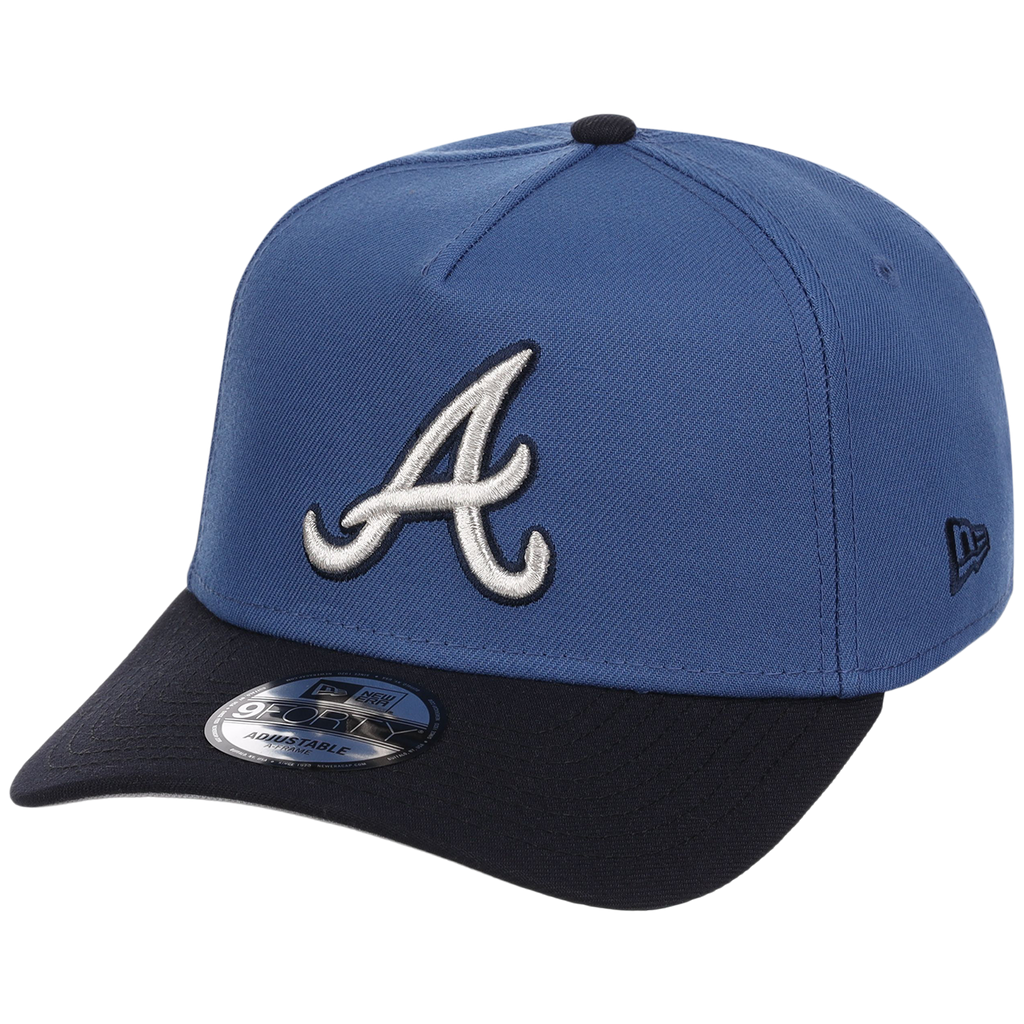 Atlanta Braves MLB Indigo Navy New Era 9FORTY