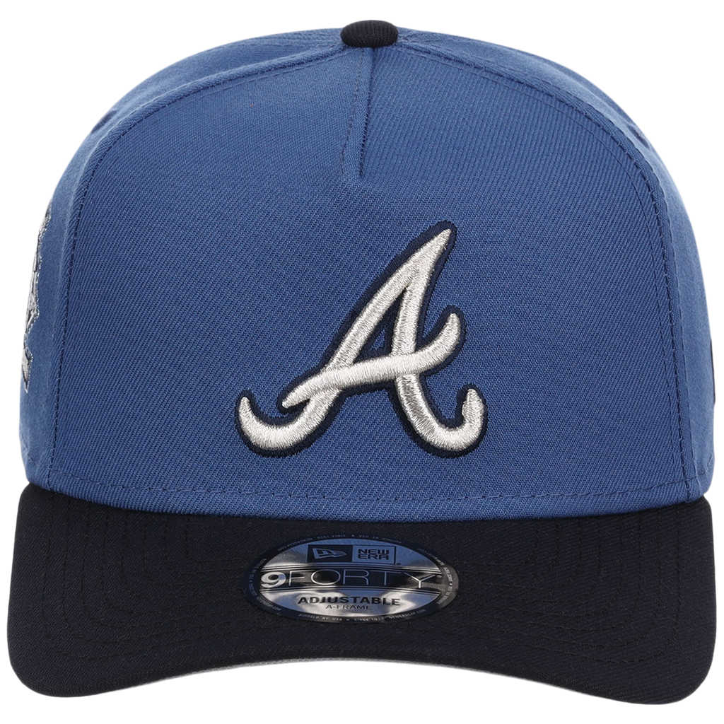 Atlanta Braves MLB Indigo Navy New Era 9FORTY