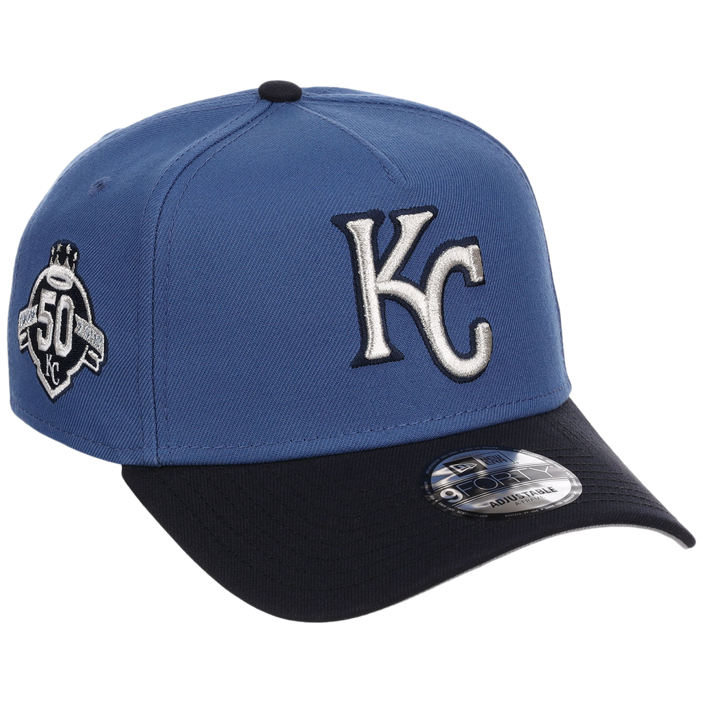 Kansas City Royals MLB Indigo Navy New Era 9FORTY