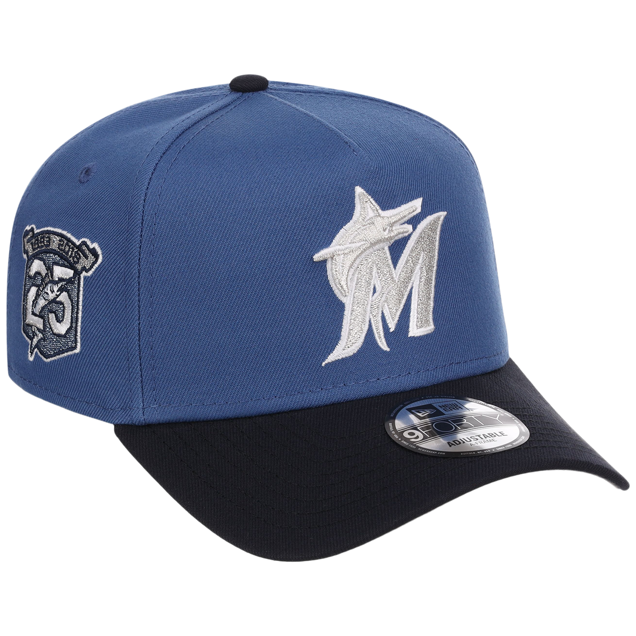 Miami Marlins MLB Indigo Navy New Era 9FORTY