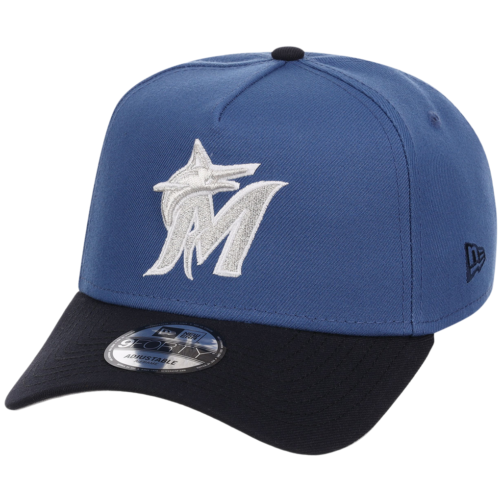 Miami Marlins MLB Indigo Navy New Era 9FORTY