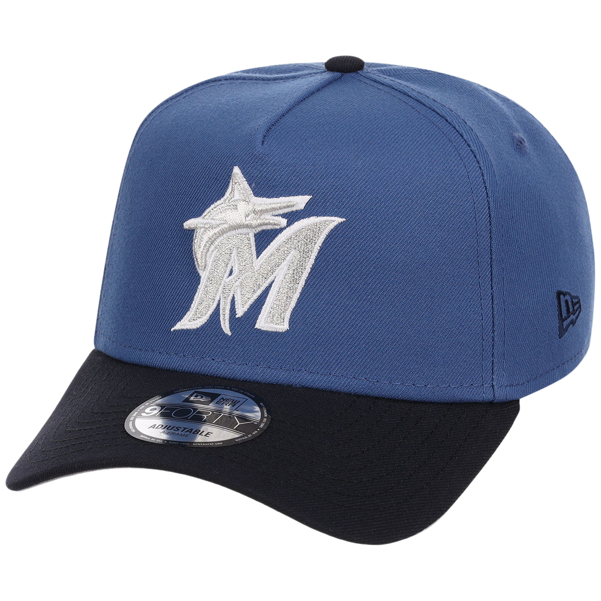 Miami Marlins MLB Indigo Navy New Era 9FORTY