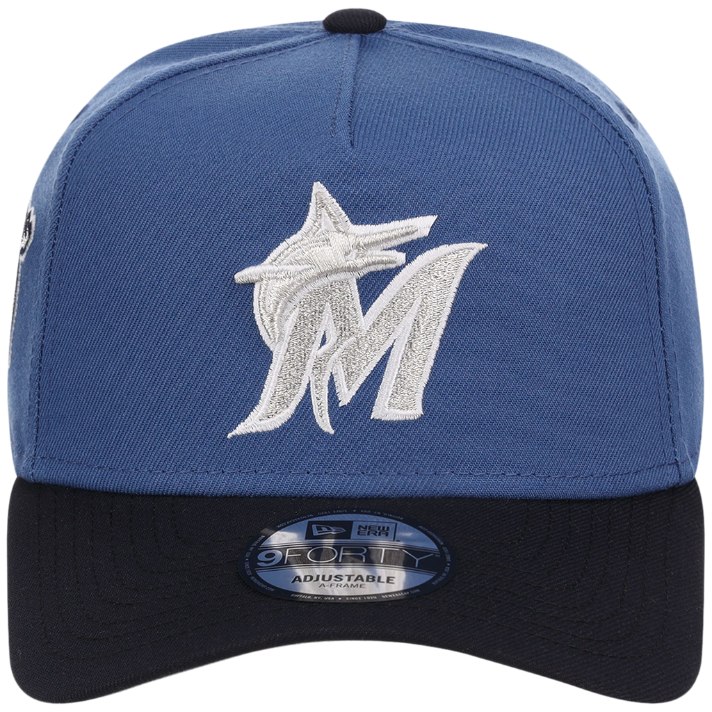Miami Marlins MLB Indigo Navy New Era 9FORTY