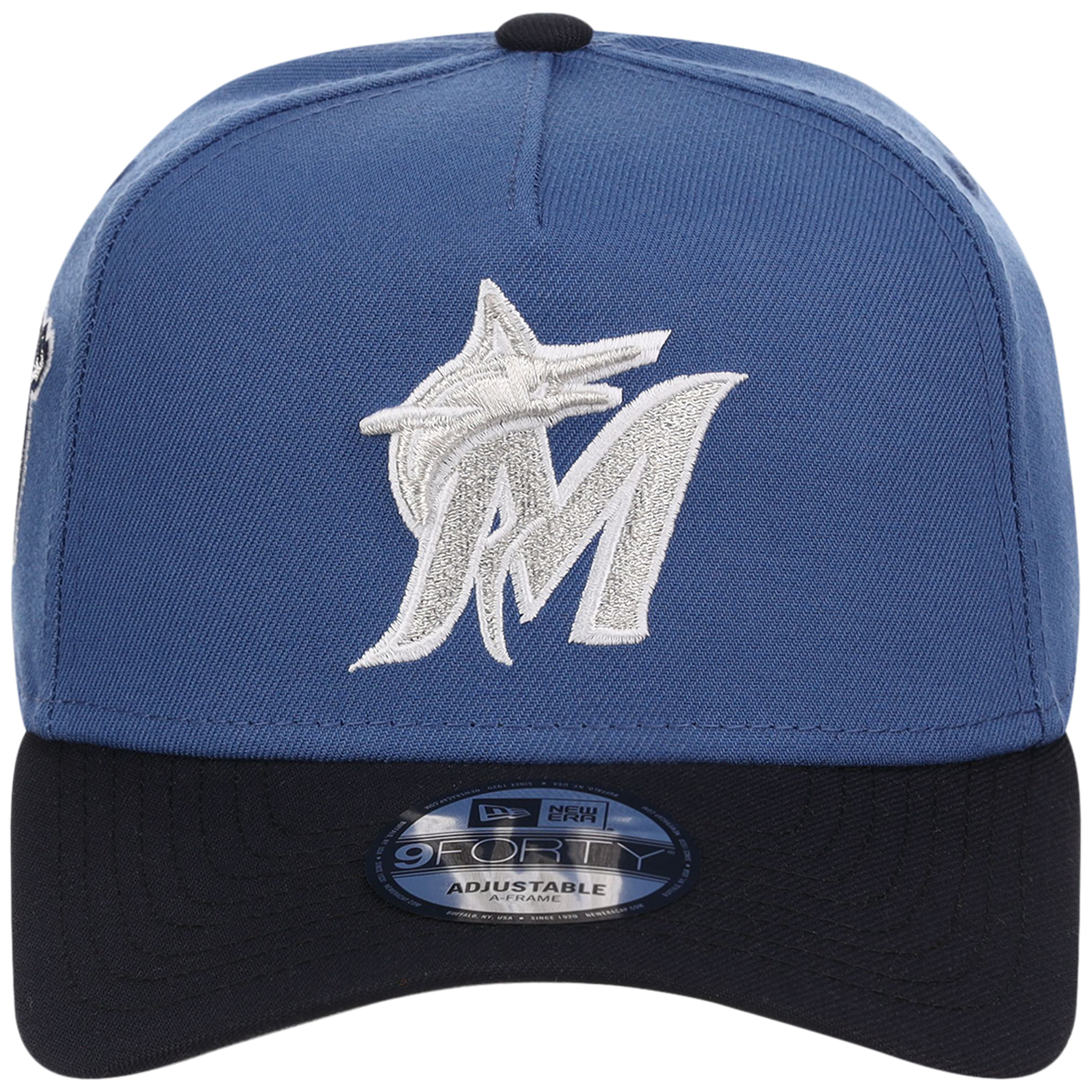 Miami Marlins MLB Indigo Navy New Era 9FORTY