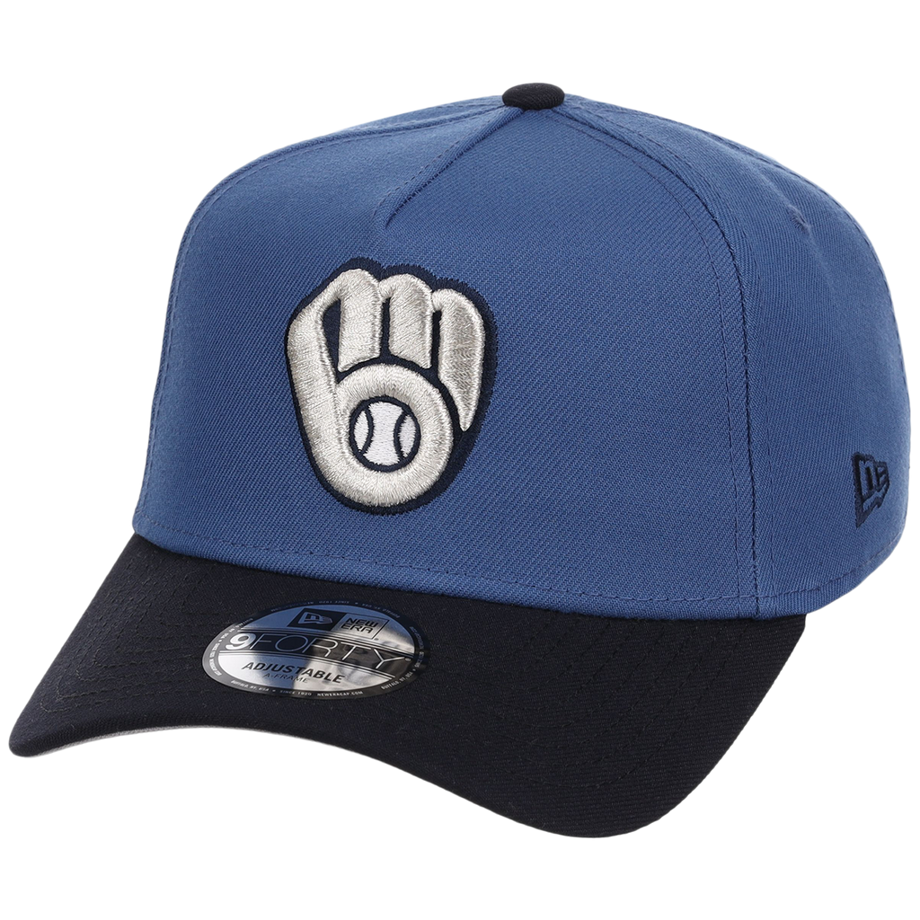 Milwaukee Brewers MLB Indigo Navy New Era 9FORTY