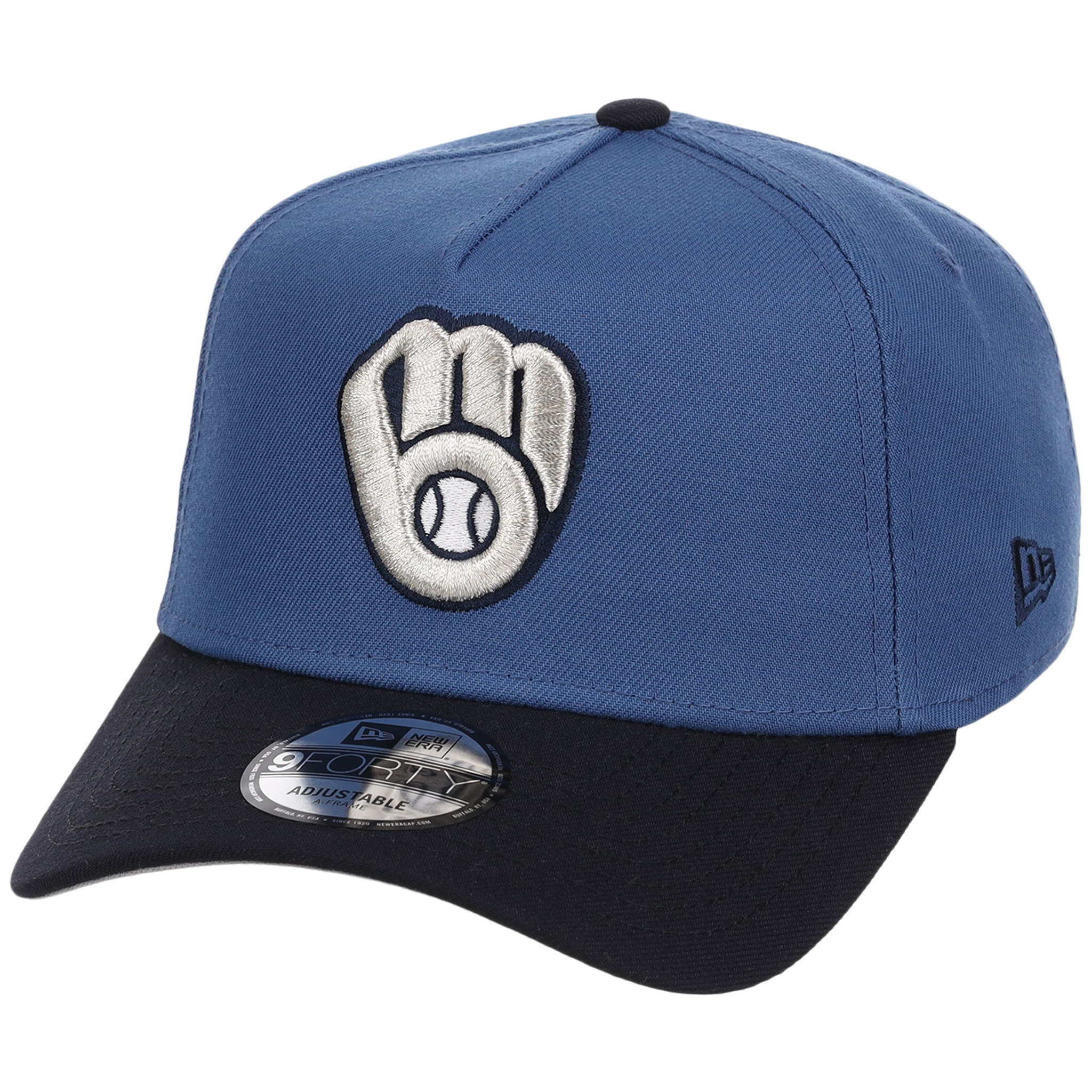 Milwaukee Brewers MLB Indigo Navy New Era 9FORTY