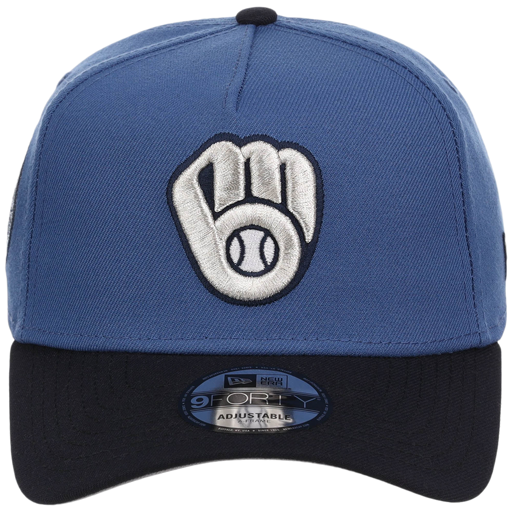 Milwaukee Brewers MLB Indigo Navy New Era 9FORTY