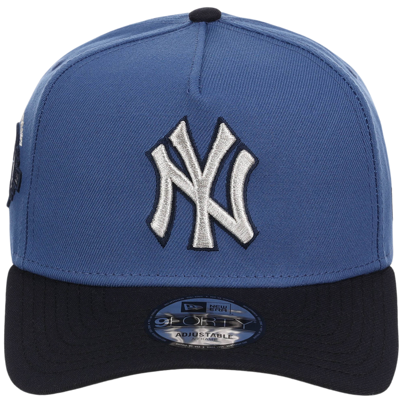 New York Yankees MLB Indigo Navy New Era 9FORTY – LidsHatDrop