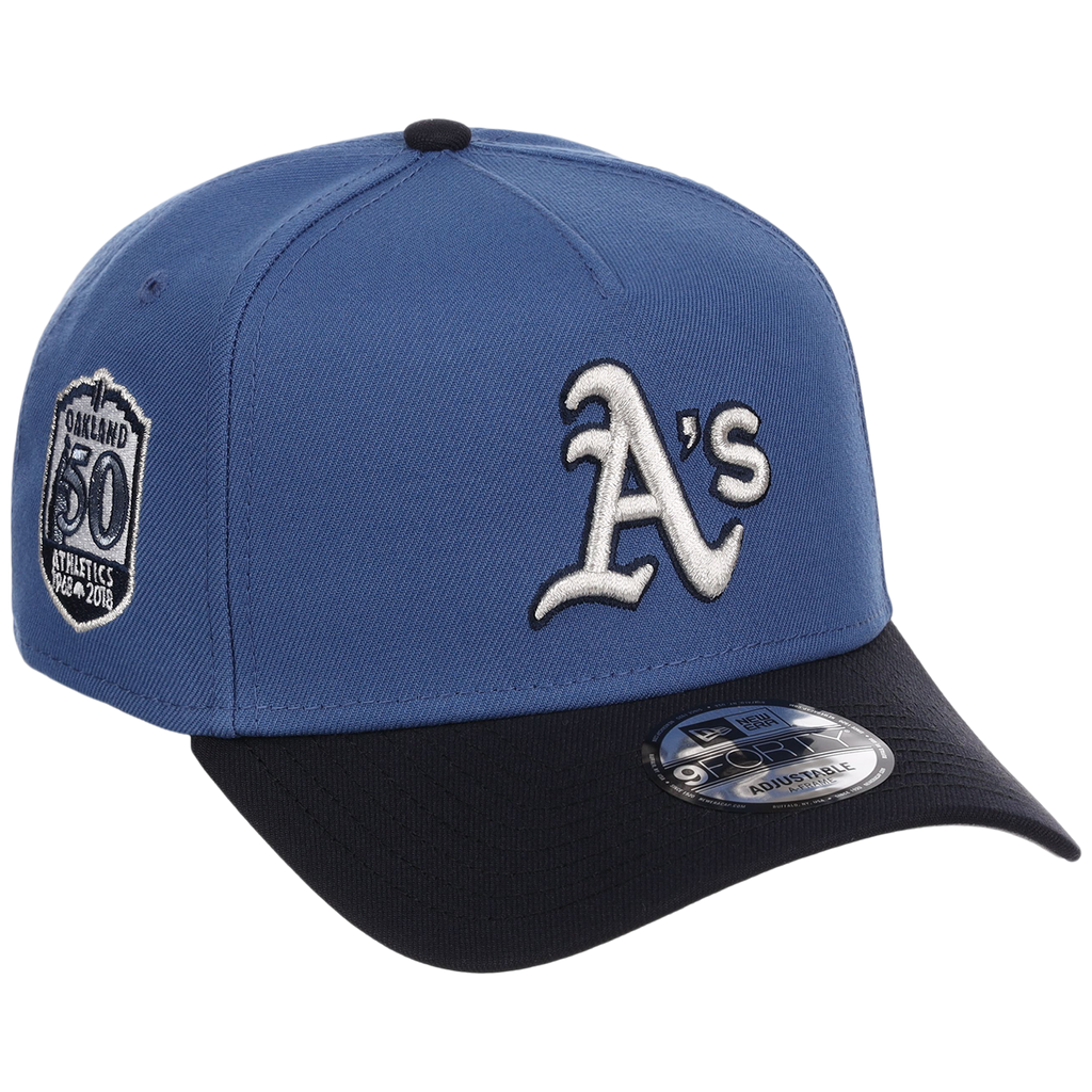 Oakland Athletics MLB Indigo Navy New Era 9FORTY