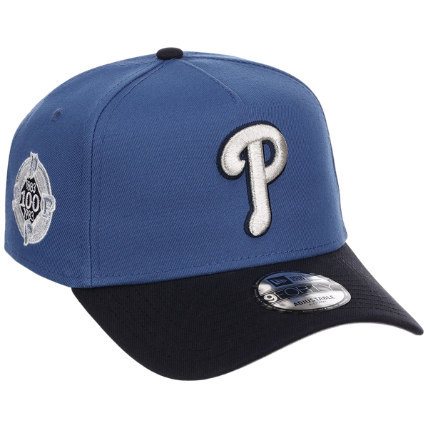 Philadelphia Phillies MLB Indigo Navy New Era 9FORTY – LidsHatDrop
