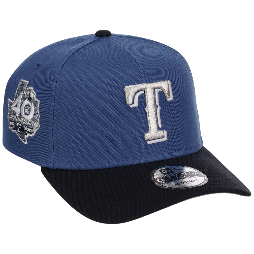 Texas Rangers MLB Indigo Navy New Era 9FORTY