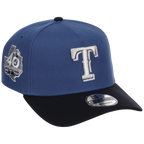 Texas Rangers MLB Indigo Navy New Era 9FORTY
