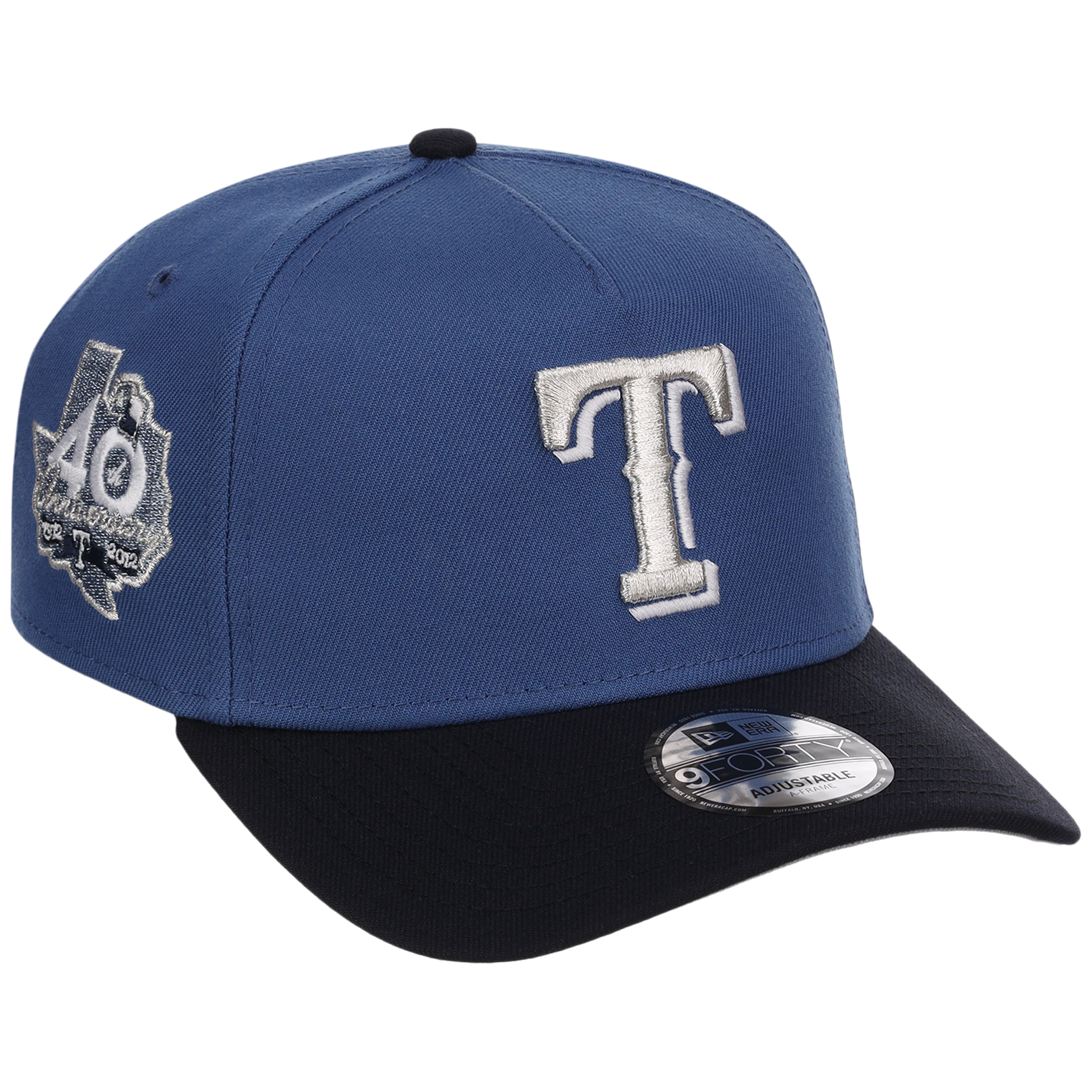 Texas Rangers MLB Indigo Navy New Era 9FORTY