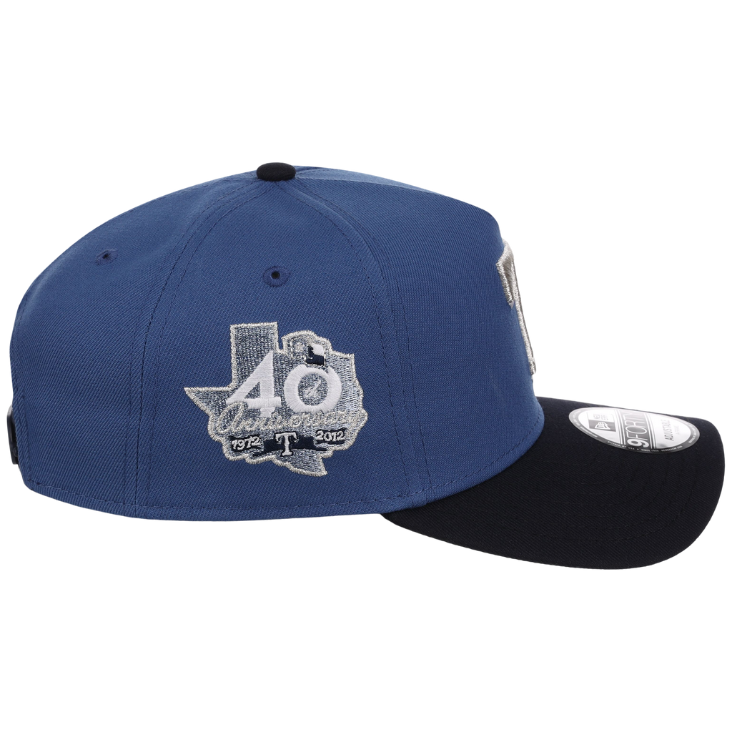 Texas Rangers MLB Indigo Navy New Era 9FORTY