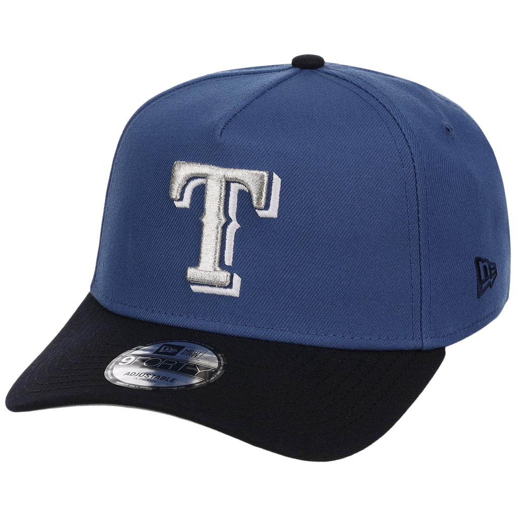 Texas Rangers MLB Indigo Navy New Era 9FORTY