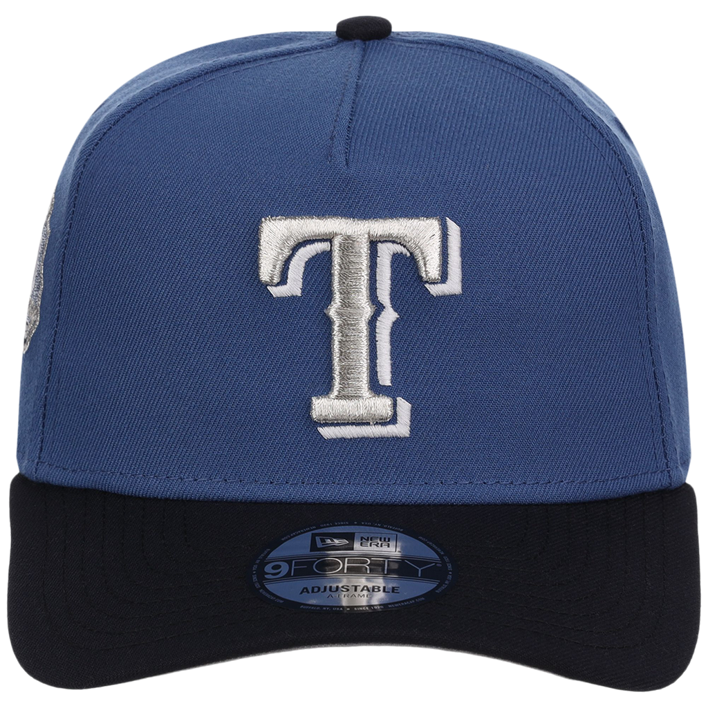 Texas Rangers MLB Indigo Navy New Era 9FORTY