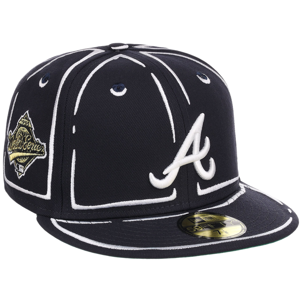 Atlanta Braves Joshua Vides x MLB 'Outline' New Era 59FIFTY Collection
