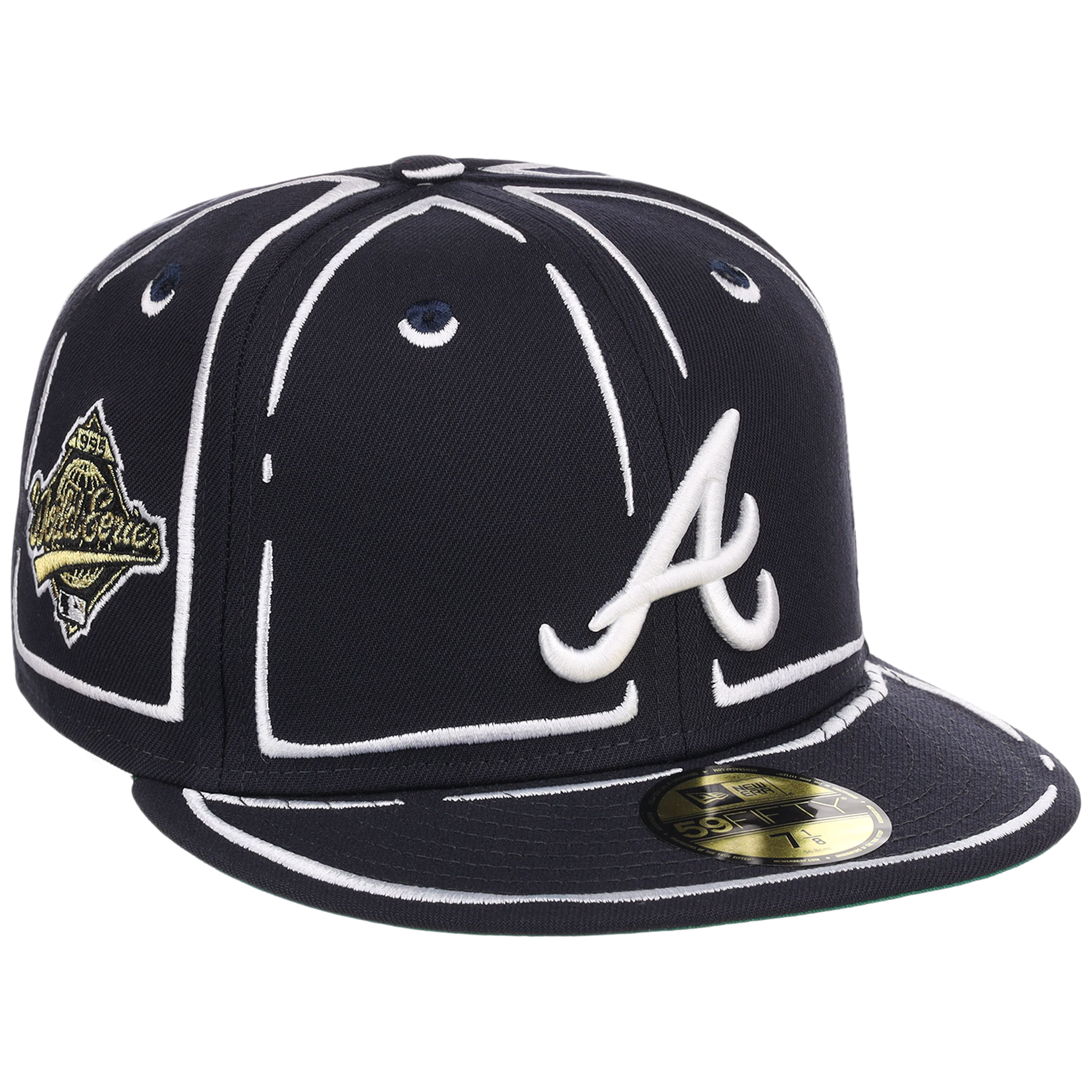 Atlanta Braves Joshua Vides x MLB 'Outline' New Era 59FIFTY Collection