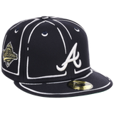 Atlanta Braves Joshua Vides x MLB 'Outline' New Era 59FIFTY Collection