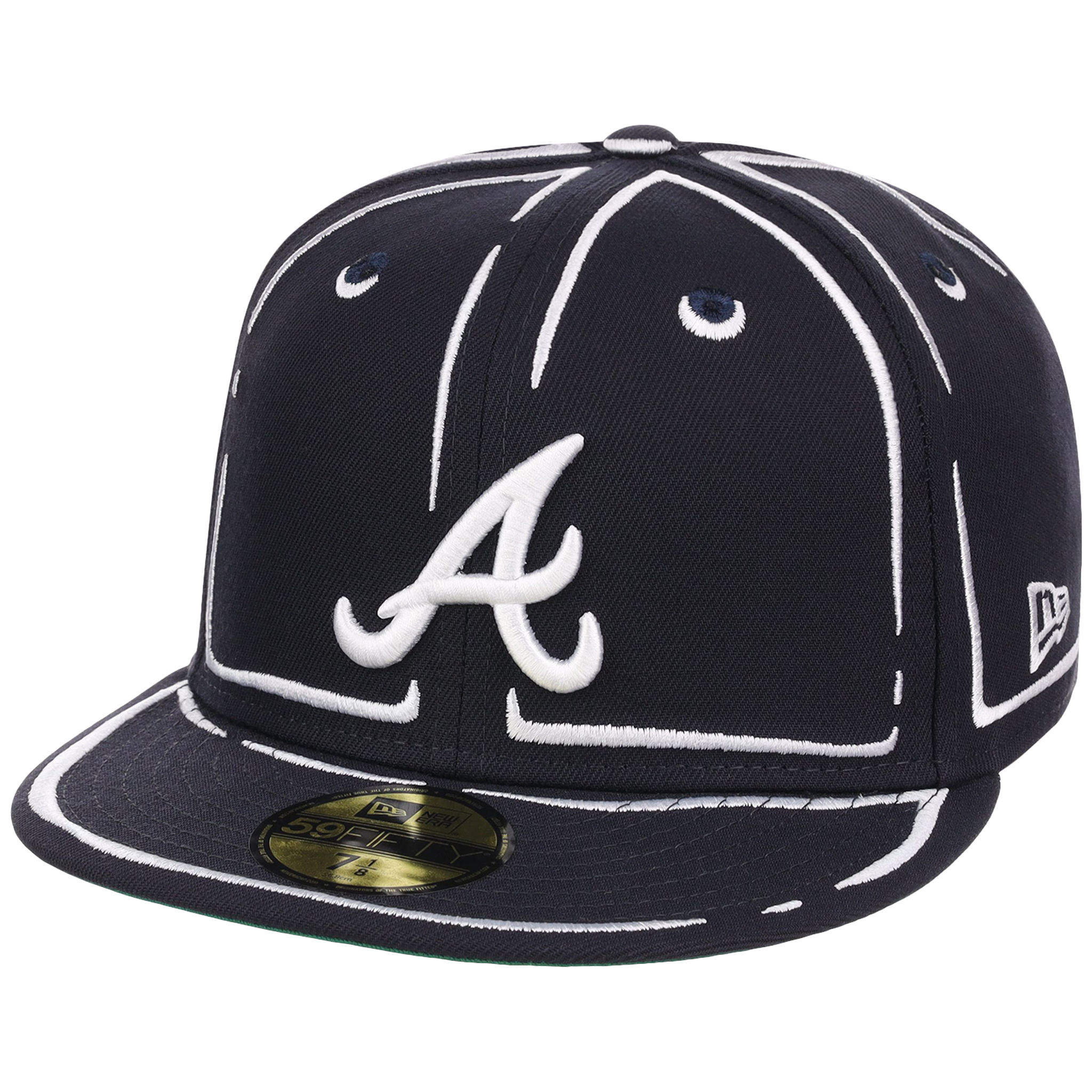 Atlanta Braves Joshua Vides x MLB 'Outline' New Era 59FIFTY Collection