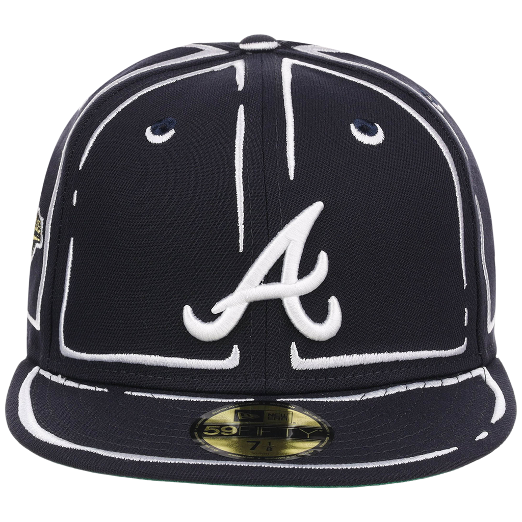 Atlanta Braves Joshua Vides x MLB 'Outline' New Era 59FIFTY Collection