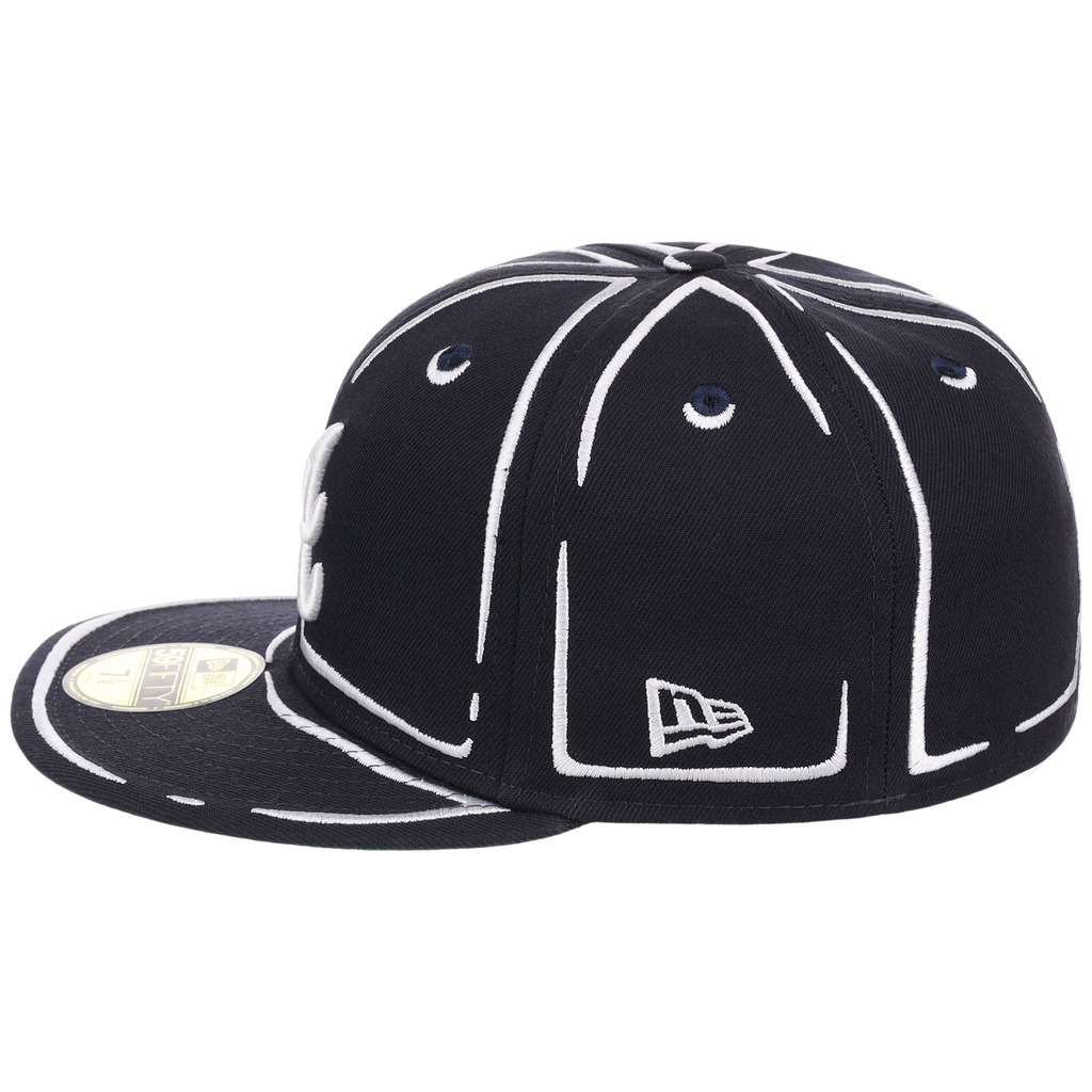 Atlanta Braves Joshua Vides x MLB 'Outline' New Era 59FIFTY Collection