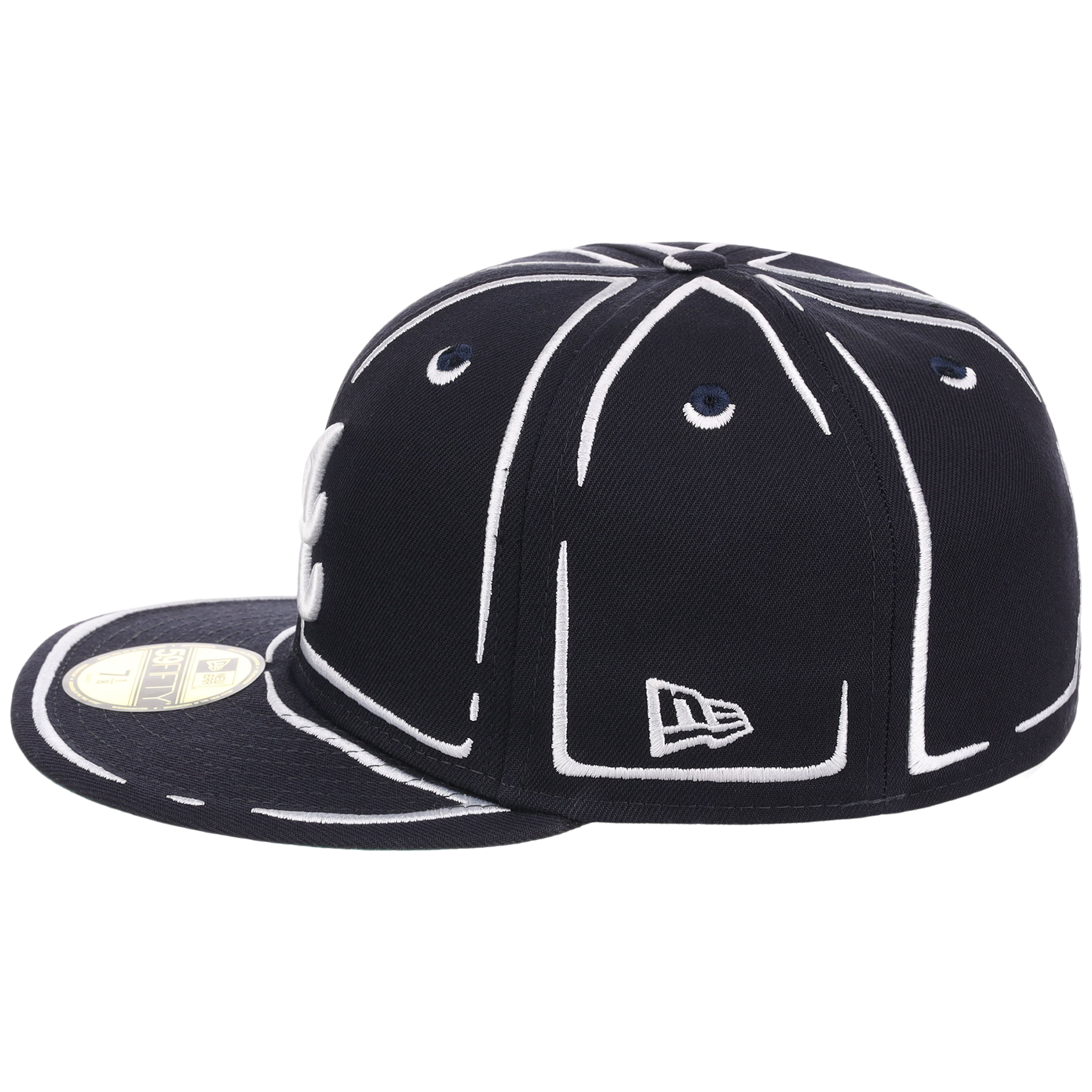 Atlanta Braves Joshua Vides x MLB 'Outline' New Era 59FIFTY Collection