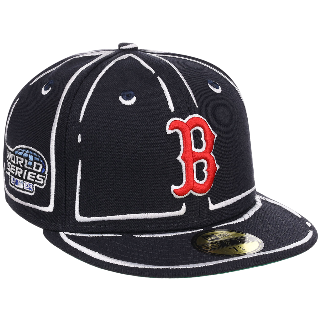 Boston Red Sox Joshua Vides x MLB 'Outline' New Era 59FIFTY Collection
