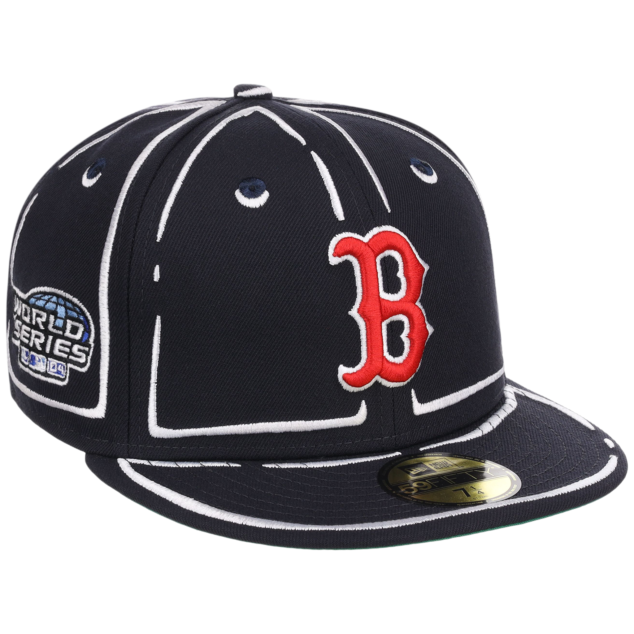 Boston Red Sox Joshua Vides x MLB 'Outline' New Era 59FIFTY Collection