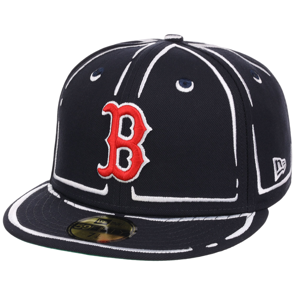 Boston Red Sox Joshua Vides x MLB 'Outline' New Era 59FIFTY Collection
