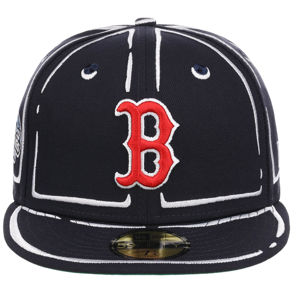 Boston Red Sox Joshua Vides x MLB 'Outline' New Era 59FIFTY Collection