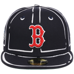 Boston Red Sox Joshua Vides x MLB 'Outline' New Era 59FIFTY Collection