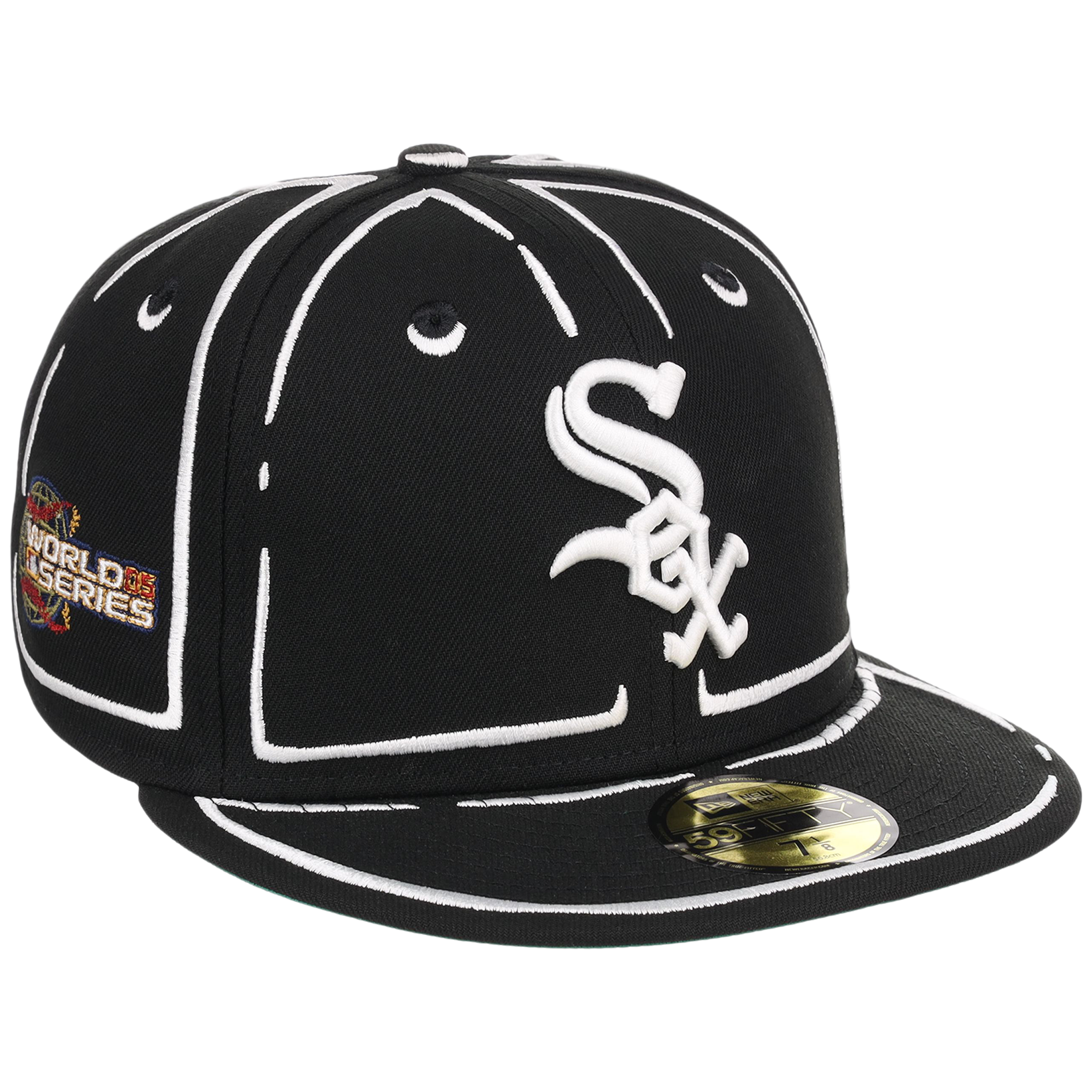 Chicago White Sox Joshua Vides x MLB 'Outline' New Era 59FIFTY Collection