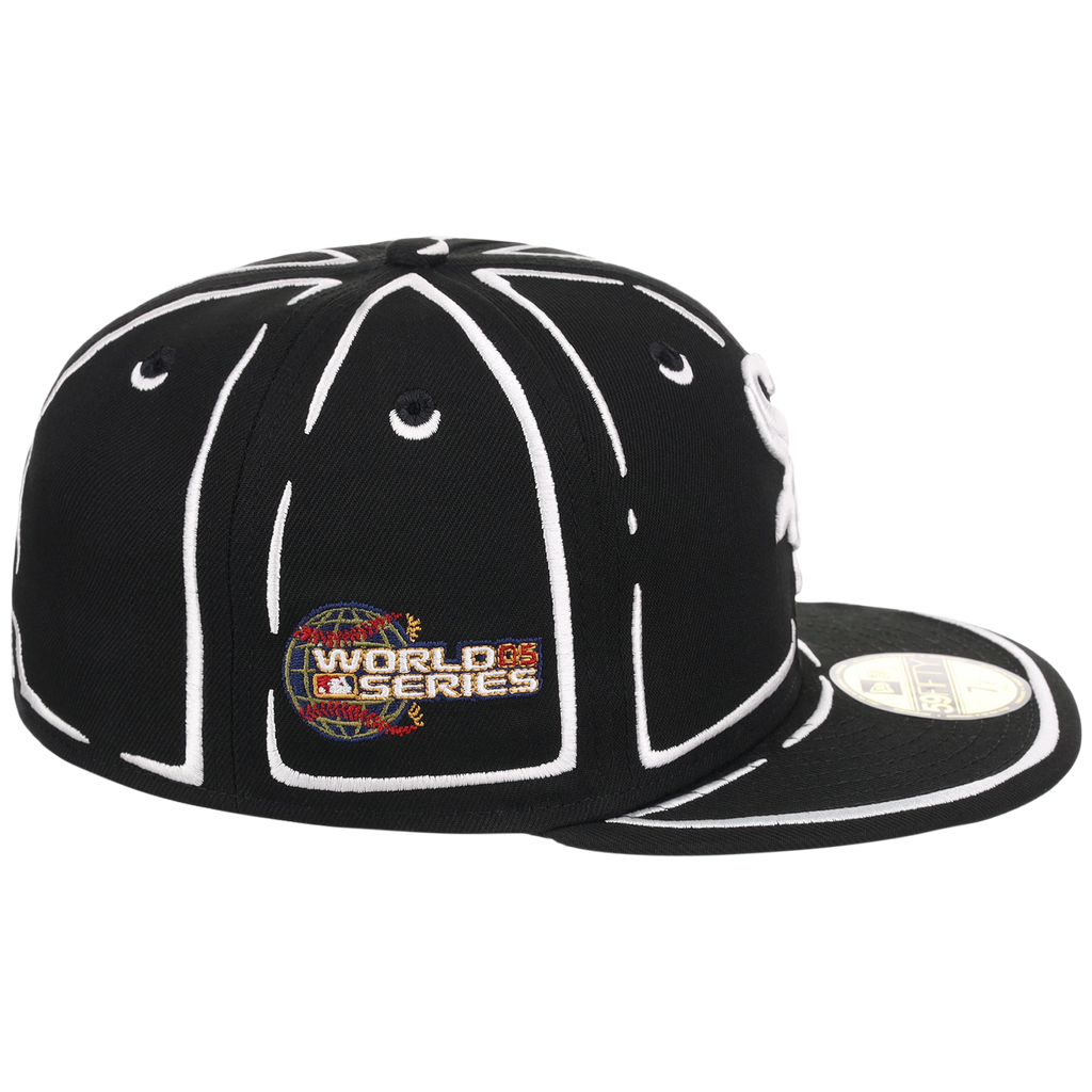 Chicago White Sox Joshua Vides x MLB 'Outline' New Era 59FIFTY Collection