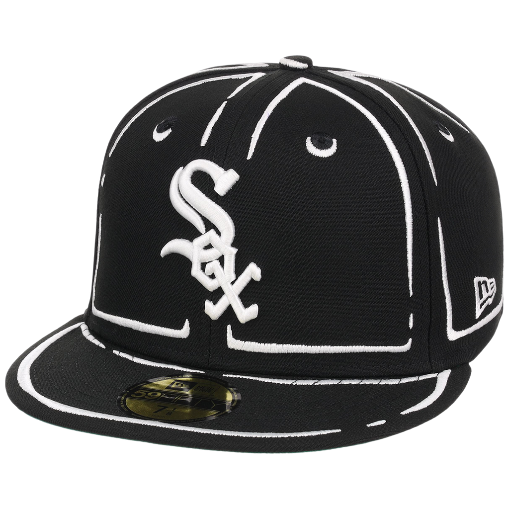 Chicago White Sox Joshua Vides x MLB 'Outline' New Era 59FIFTY Collection