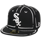Chicago White Sox Joshua Vides x MLB 'Outline' New Era 59FIFTY Collection
