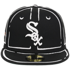 Chicago White Sox Joshua Vides x MLB 'Outline' New Era 59FIFTY Collection