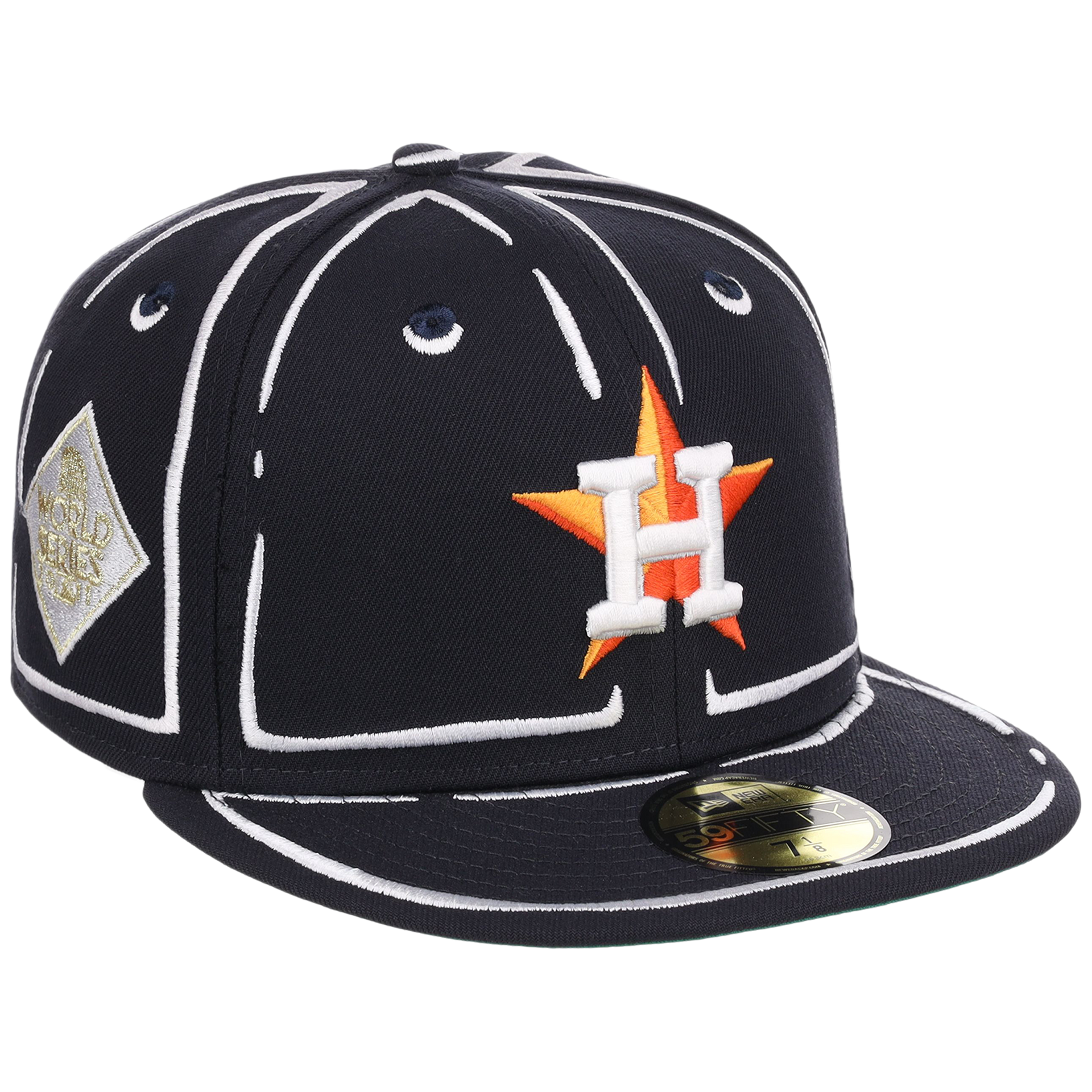 Houston Astros Joshua Vides x MLB 'Outline' New Era 59FIFTY